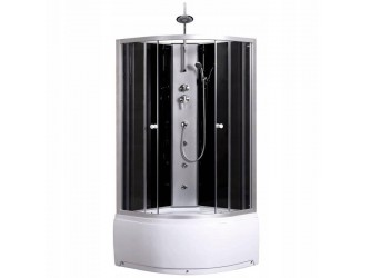 Karolina 90 mély tálcás hidromasszázs zuhanykabin