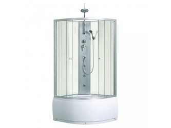 Karolina WH íves mélytálcás hidromasszázs zuhanykabin