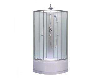 Karolino 80 white mélytálcás zuhanykabin