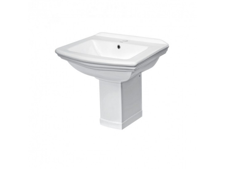 Kleopatra 14 kerámia mosdó, lábazattal 60x47 cm