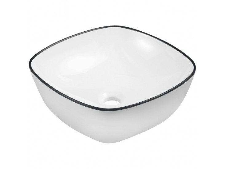 KR-650 WH/BL kerámia design mosdó