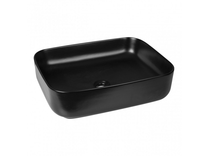 KR-384 BLM kerámia design mosdó matt fekete