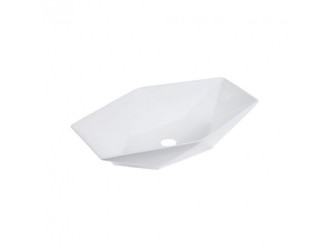 KR-570 kerámia design mosdó, 57,5x36,5x12,5cm, matt fehér