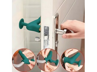 Ajtóütköző kilincsre kék