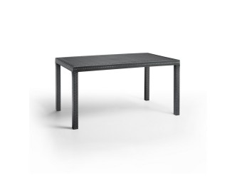 Hella műanyag kerti asztal grafit