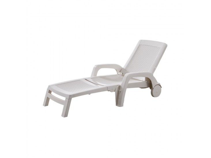 Omaha napozóágy fehér