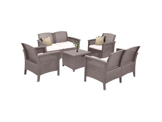 Venus Big 6 személyes kerti bútor garnitúra cappuccino