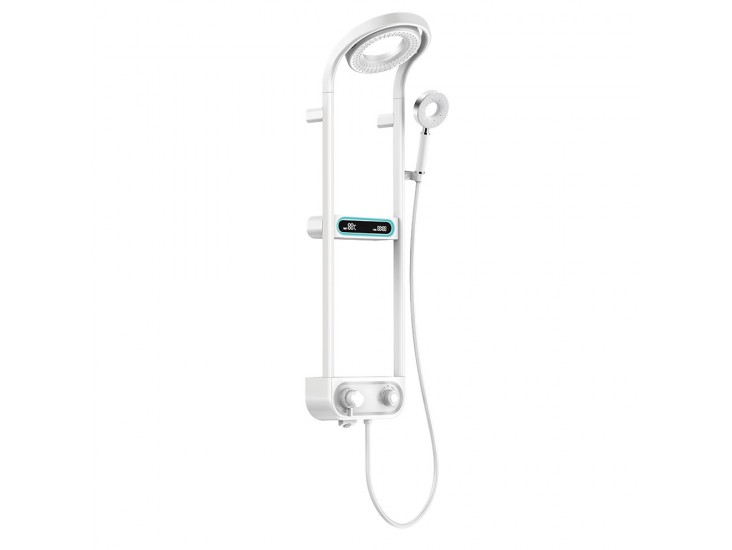 Tropic digitális zuhanyszett termosztátos csapteleppel fehér
