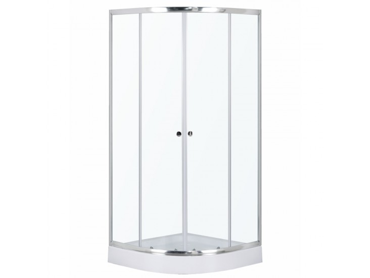 Leo 80 Chrome íves zuhanykabin zuhanytálcával