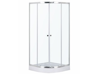 Leo 90 Chrome íves zuhanykabin zuhanytálcával