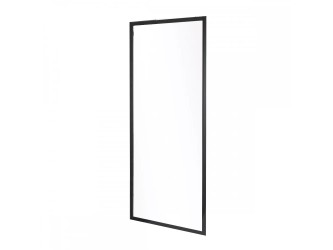 Zuhanyfal 90x185 cm-es méretben fekete