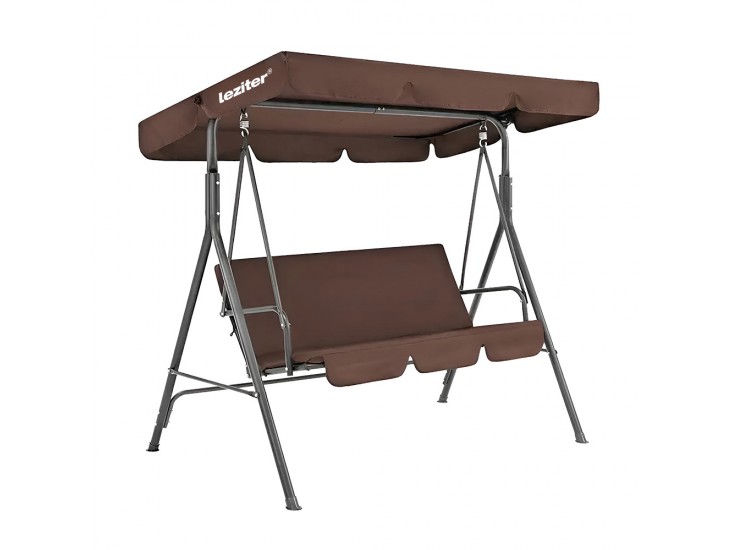 Serenita kerti hintaágy kávébarna