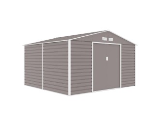 Utah kerti szerszámtároló ház 341x322 cm szürke-fehér