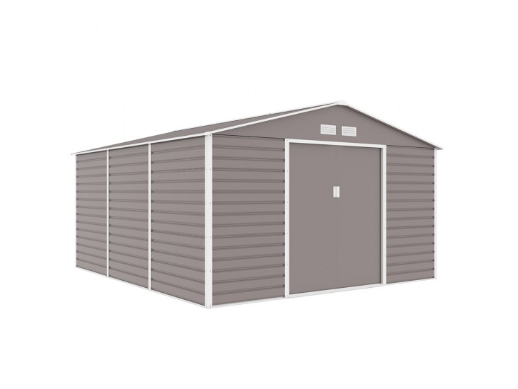 Oklahoma kerti szerszámtároló ház 341x386 cm szürke-fehér