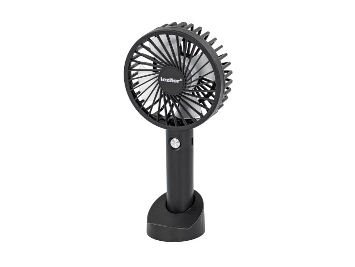 Galar kézi hordozható usb ventilátor tartóval 4 W 1200 mAh fekete