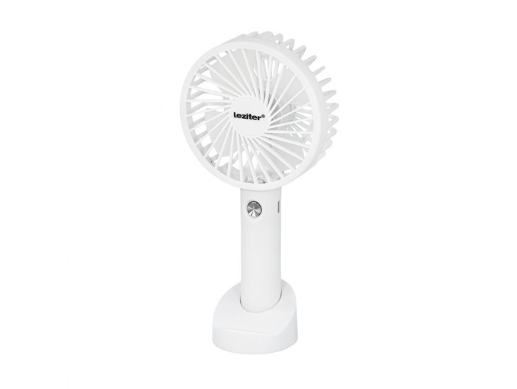 Galar kézi hordozható usb ventilátor tartóval 4 W 1200 mAh fehér