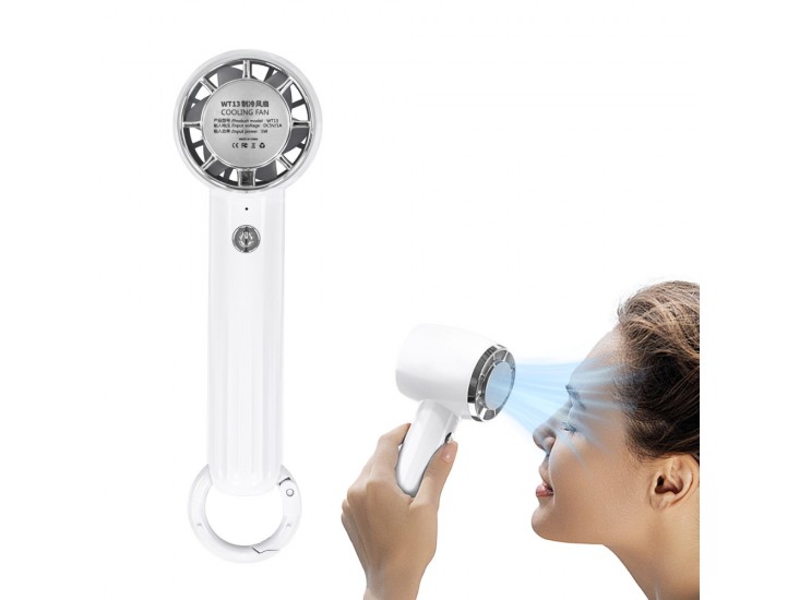 Rico kézi hordozható usb ventilátor 5 W 2000 mAh fehér