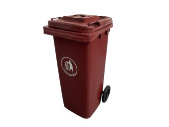 Hulladéktároló 120L barna