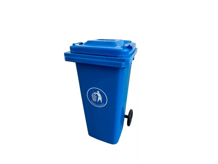 Hulladéktároló 120L kék