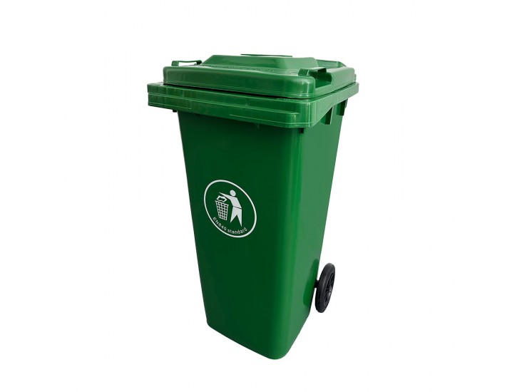 Hulladéktároló 120L zöld