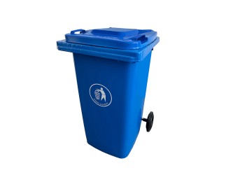 Hulladéktároló 240L kék