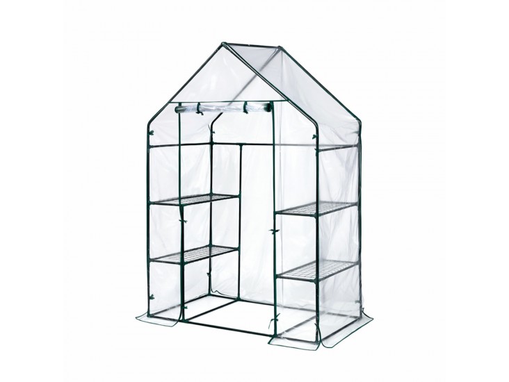 Balkon melegház 143x73x195 cm átlátszó