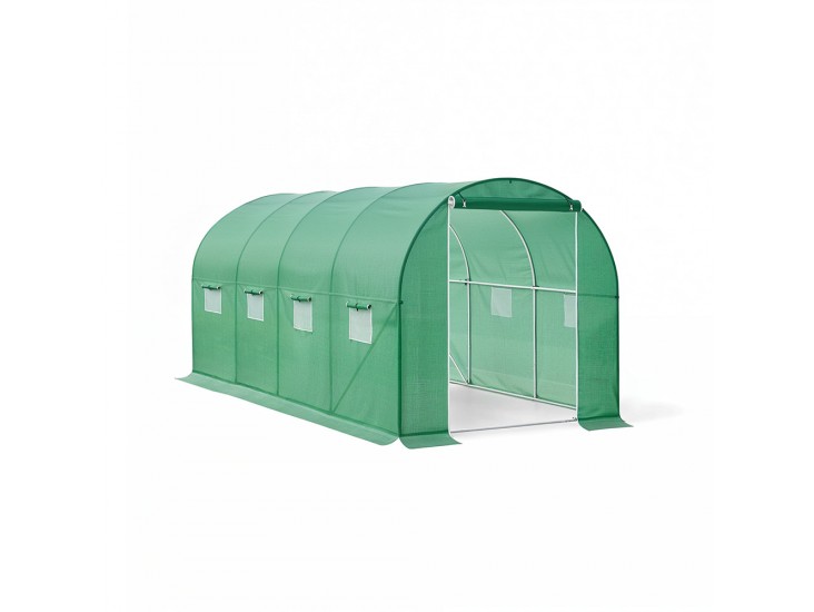 Fóliasátor 200x250x400 cm erősített vázzal+fólia