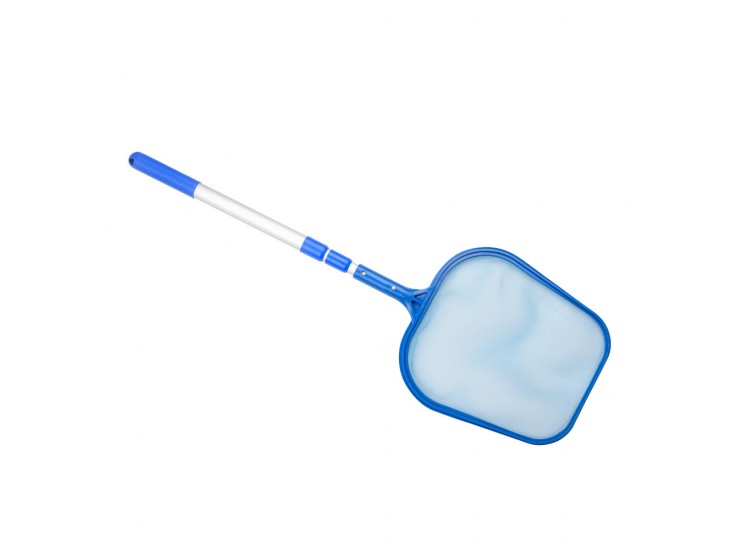 Medence tisztító háló teleszkópos nyéllel 120 cm