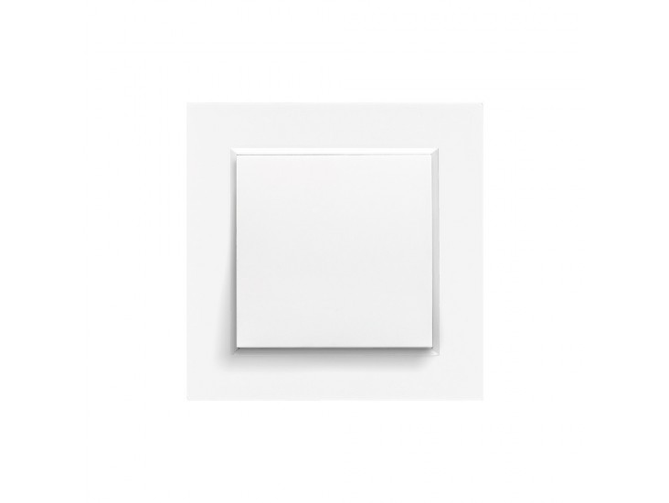 Nova kereszt kapcsoló 10A 250V 107 fehér kerettel