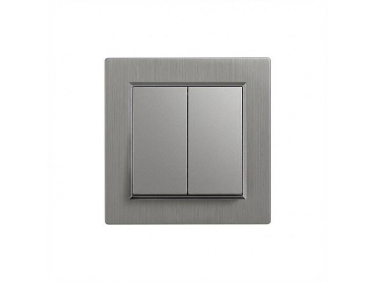 Nova csillárkapcsoló 10A 250V 105 szürke kerettel