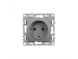 Nova földelt csatlakozóaljzat dugalj 16A 250V szürke