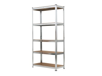 Nagy teherbírású polc 180x90x30 cm 175 kg króm