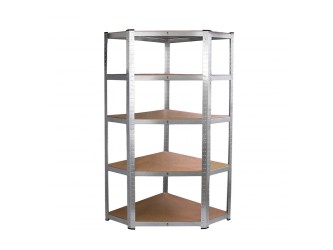 Nagy teherbírású sarokpolc 180x70x40-40 cm 175 kg króm