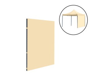 Kerti pavilon oldalfal ponyva 3x3 m beige
