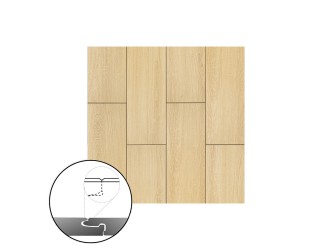 Leziter Kalahari tölgy Vinyl SPC fózolt padló