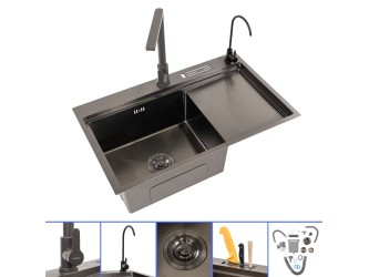 Dahlia III rozsdamentes mosogató