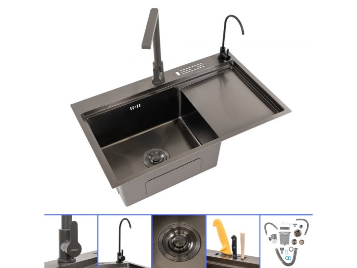 Dahlia III rozsdamentes mosogató