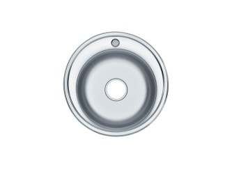 Teur kerek egy medencés rozsdamentes mosogató