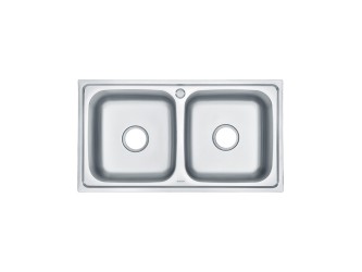 Nago szögletes két medencés rozsdamentes mosogató