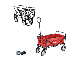 Összecsukható kerti strandkocsi piros