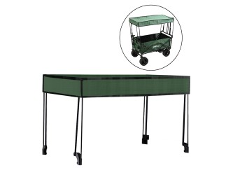 Strandkocsi prémium tető zöld