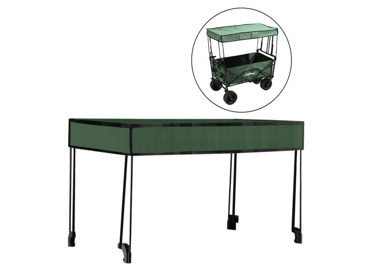 Strandkocsi prémium tető zöld