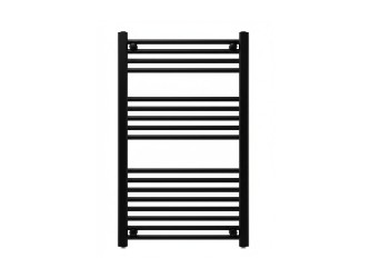 Egyenes törölközőszárító radiátor 1000x600 mm fekete
