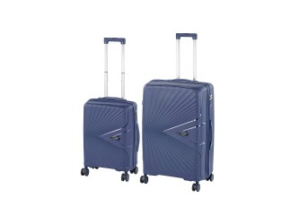 TraveLux Endure III gurulós bőrönd szett kék