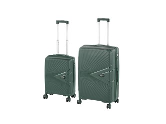 TraveLux Endure III gurulós bőrönd szett sötétzöld