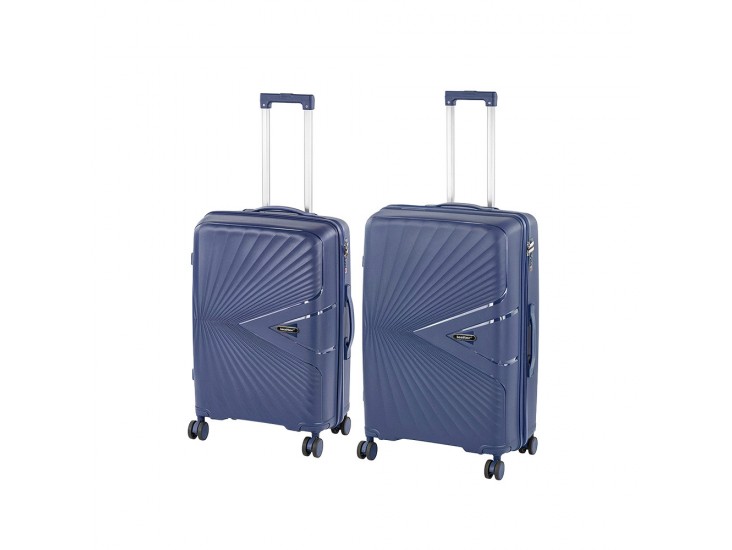 TraveLux Endure IV gurulós bőrönd szett kék