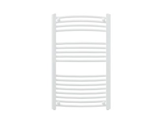 Íves törölközőszárító radiátor 1000x500 mm fehér