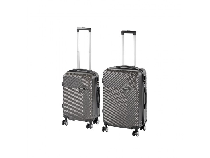 TraveLux Pro IX gurulós bőrönd szett szürke