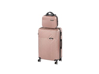 TraveLux Pro VIII gurulós bőrönd szett rosegold