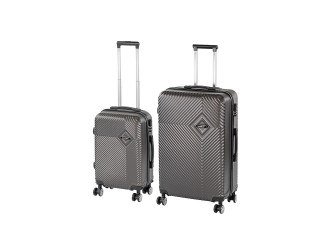 TraveLux Pro X gurulós bőrönd szett szürke